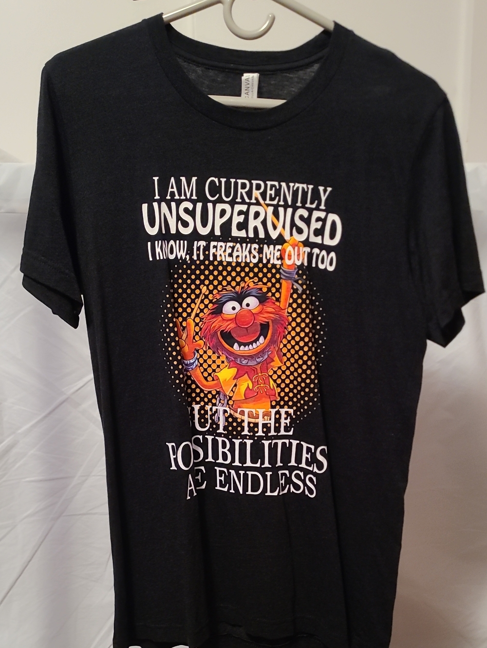 Unsupervised Graphic Tee - Black